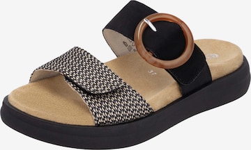 Mule REMONTE en noir : devant