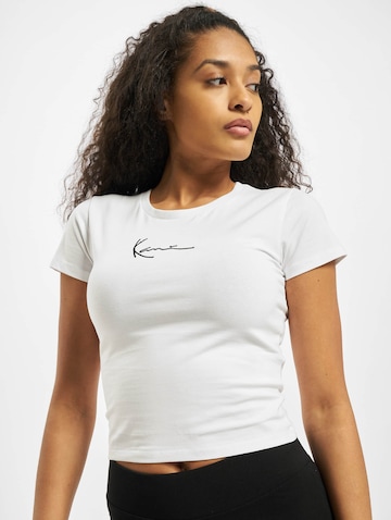 Karl Kani - Camiseta 'Signature' en blanco: frente