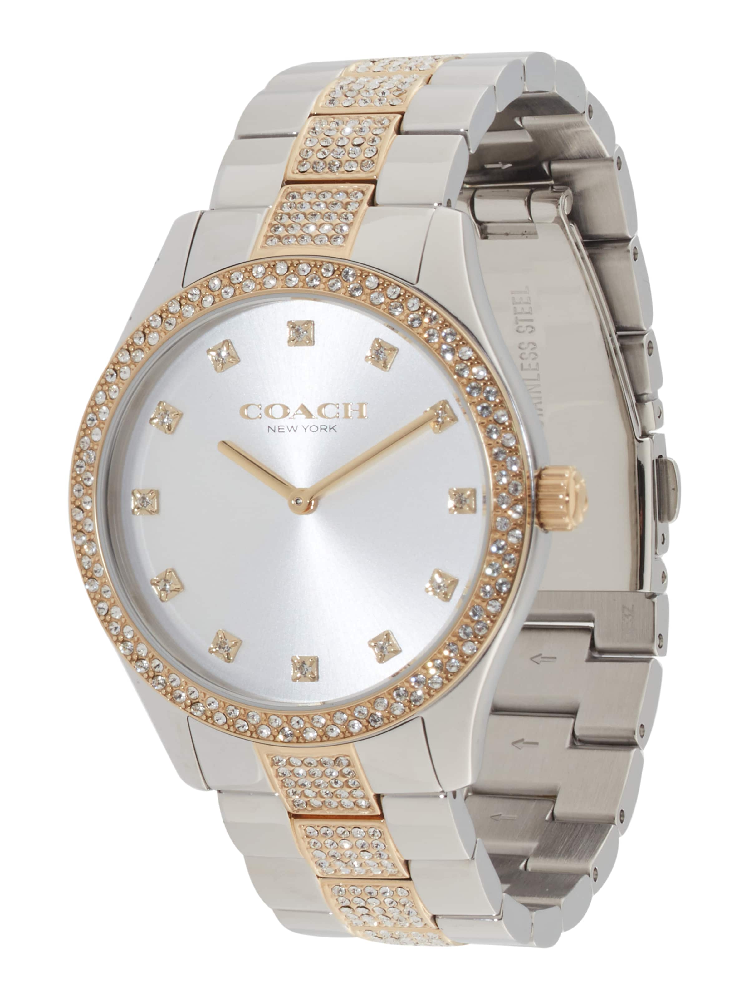 COACH Analoogkell 'Brooks', värv Hõbe: eest vaates
