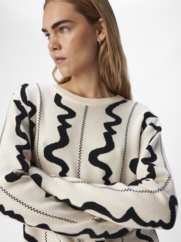 Robes en maille OBJECT en blanc