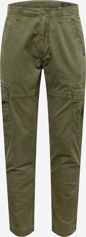 Pantalon cargo 'Core' Superdry en vert : devant