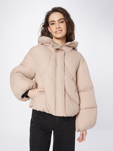 Misspap - Chaqueta de invierno en rosa: frente