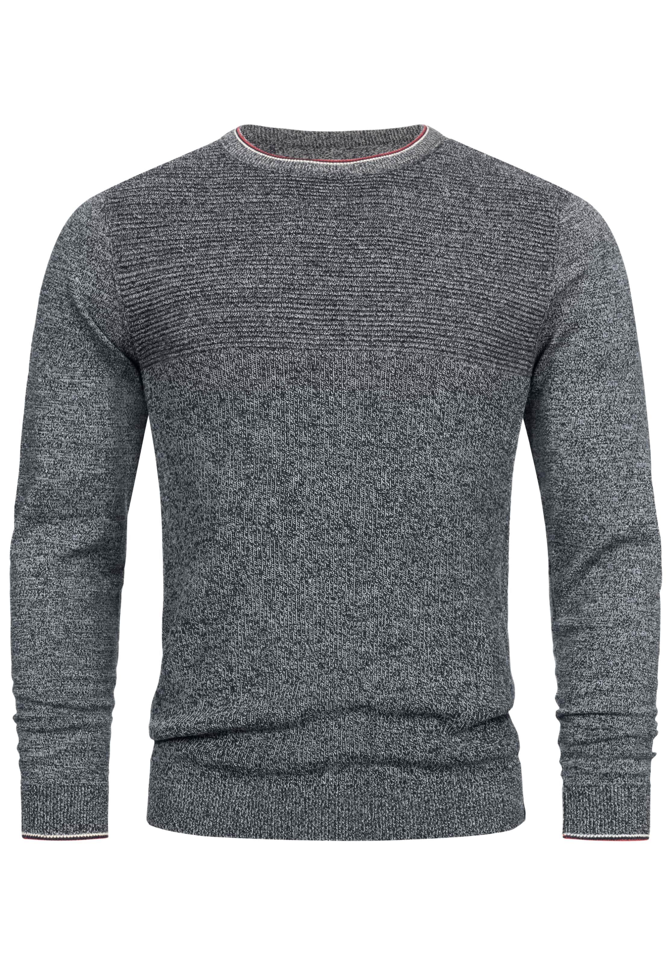 INDICODE JEANS Sweater 'Reign' in Blue: front