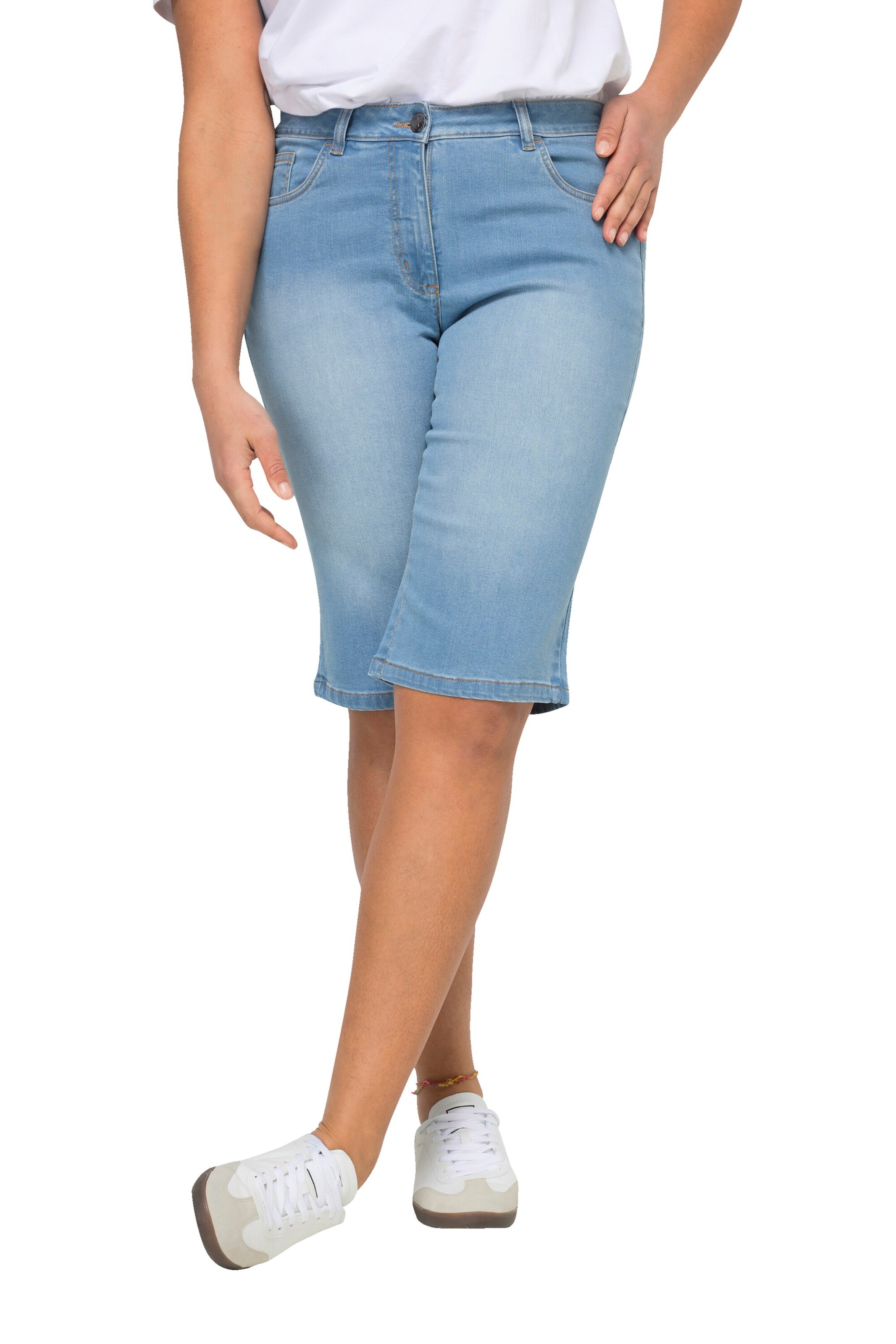 Angel of Style Loosefit Jeans in Blau: Vorderseite