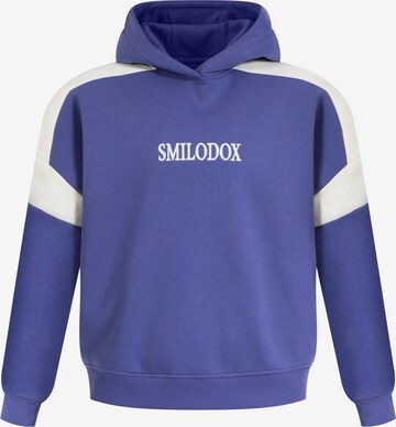 Smilodox Sweatshirt 'Malea' in Blauw: voorkant