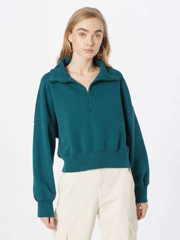 Abercrombie & Fitch Sweatshirt 'SUNDAY' in Green: front