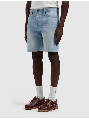Pure Path Regular Jeans in Blauw: voorkant