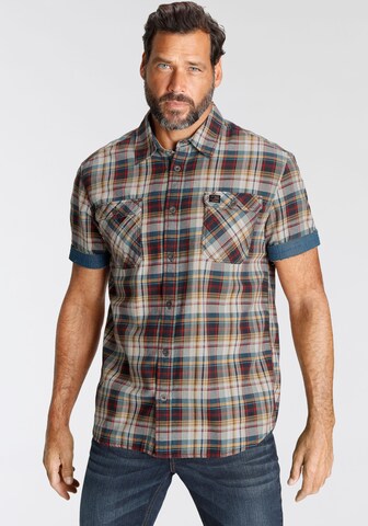 ARIZONA Regular Fit Hemd in Beige: Vorderseite