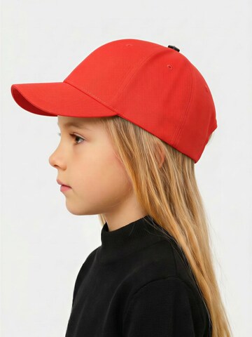 Lou-i Hat 'Kinder Cap aus Bio-Baumwolle' in Red: front