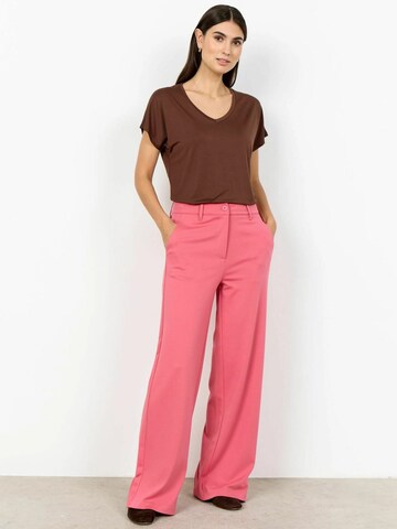 Soyaconcept Regular Trousers ' SC-DANIELA 9 ' in Pink: front