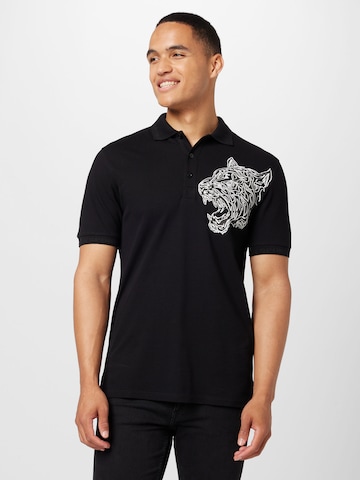 Plein Sport Poloshirt in Schwarz: Vorderseite