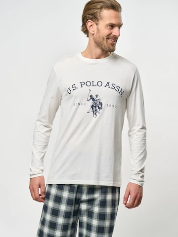 U.S. POLO ASSN. Tričko ' Kaiser ' – bílá: přední strana