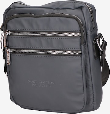 Borsa a tracolla di Northampton Polo Club in grigio: frontale