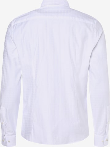 Coupe slim Chemise business 'Pit' JOOP! en blanc