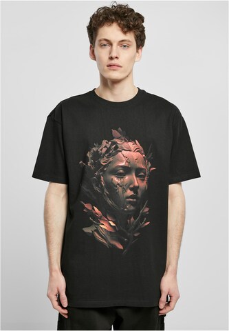 T-Shirt Forgotten Faces en noir : devant