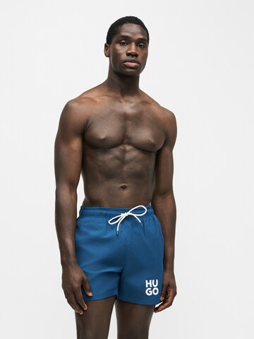 Shorts de bain 'PAOLO' HUGO en bleu : devant