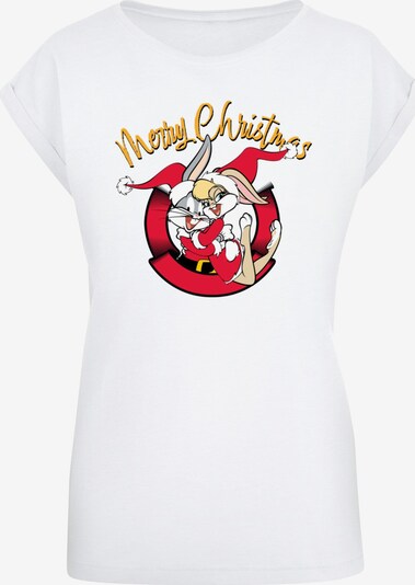 ABSOLUTE CULT Shirt 'Looney Tunes - Lola Merry Christmas' in de kleur Geel / Grijs / Knalrood / Wit, Productweergave