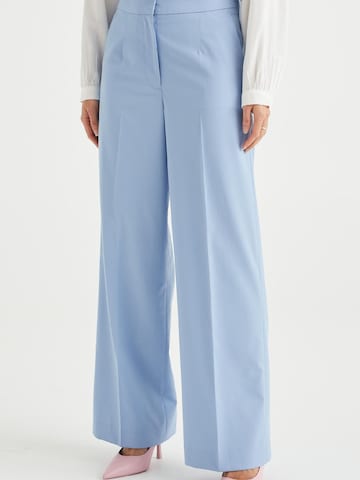 WE Fashion Wide Leg Hose in Blau