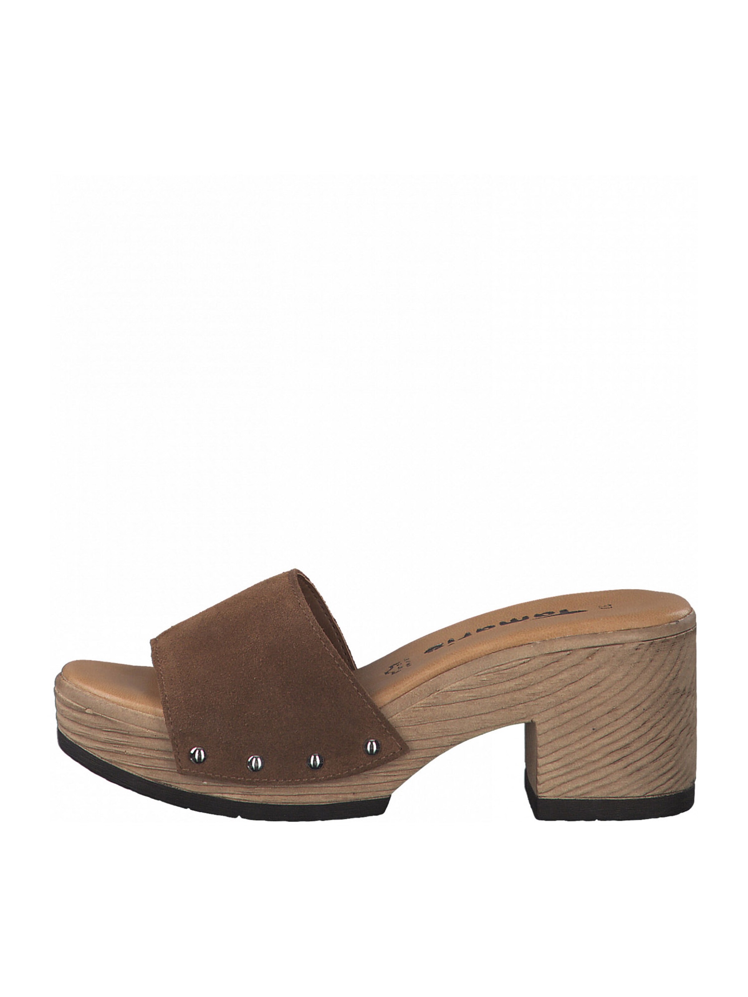 Frauen Sandalen TAMARIS Clogs in Braun - CG93597 Frauen Sandalen TAMARIS Clogs in Braun - CG93597