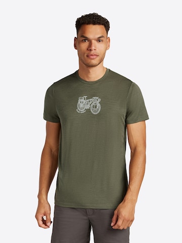 ICEBREAKER Koszulka funkcyjna 'Tech Lite' w kolorze zielony