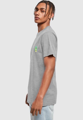 T-Shirt 'Ufo Pizza' Mister Tee en gris