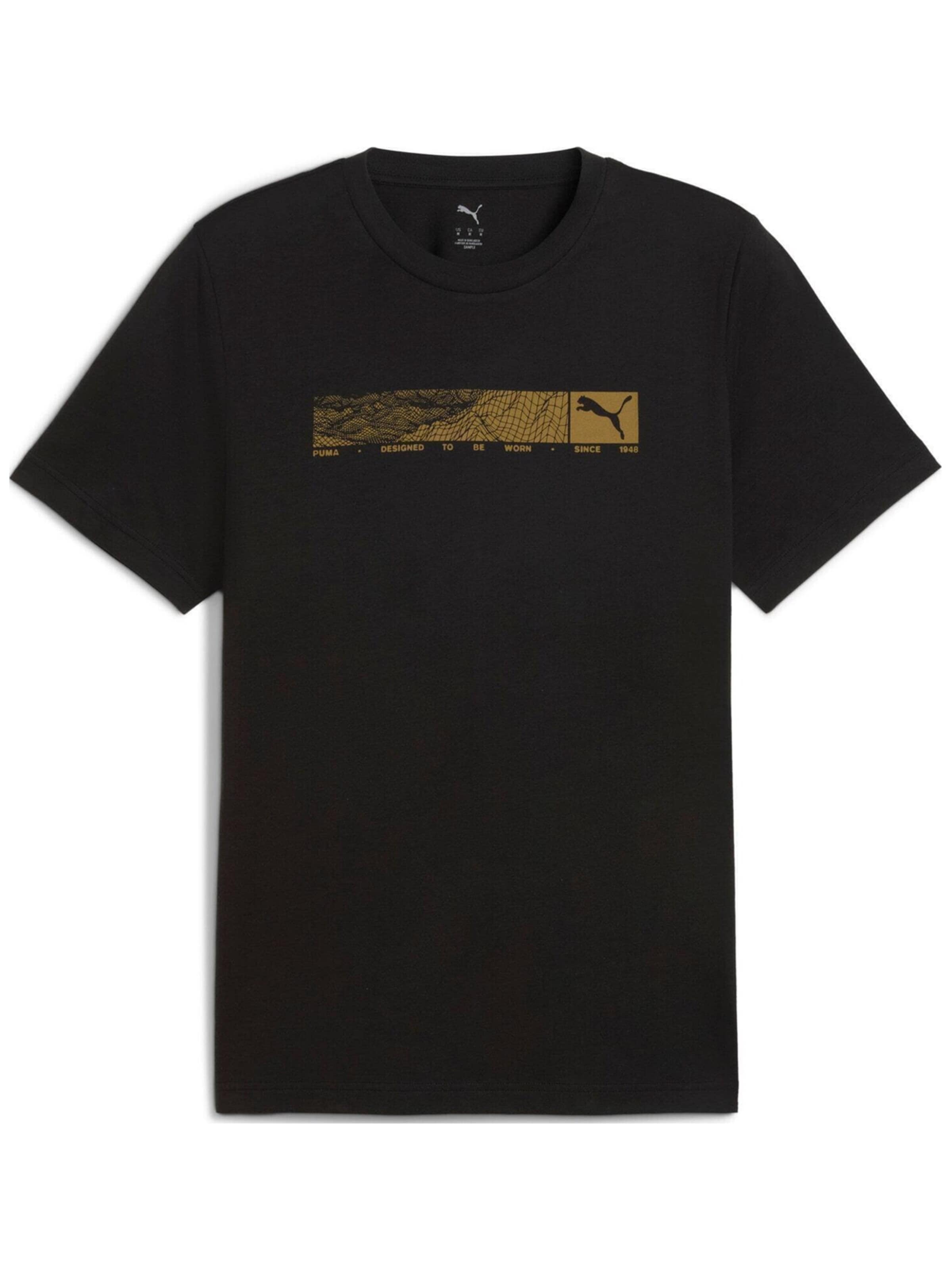 Maglietta 'Puma tech Graphic Tee' di PUMA in nero