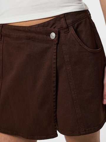 Gonna 'PCSalume' di PIECES in marrone