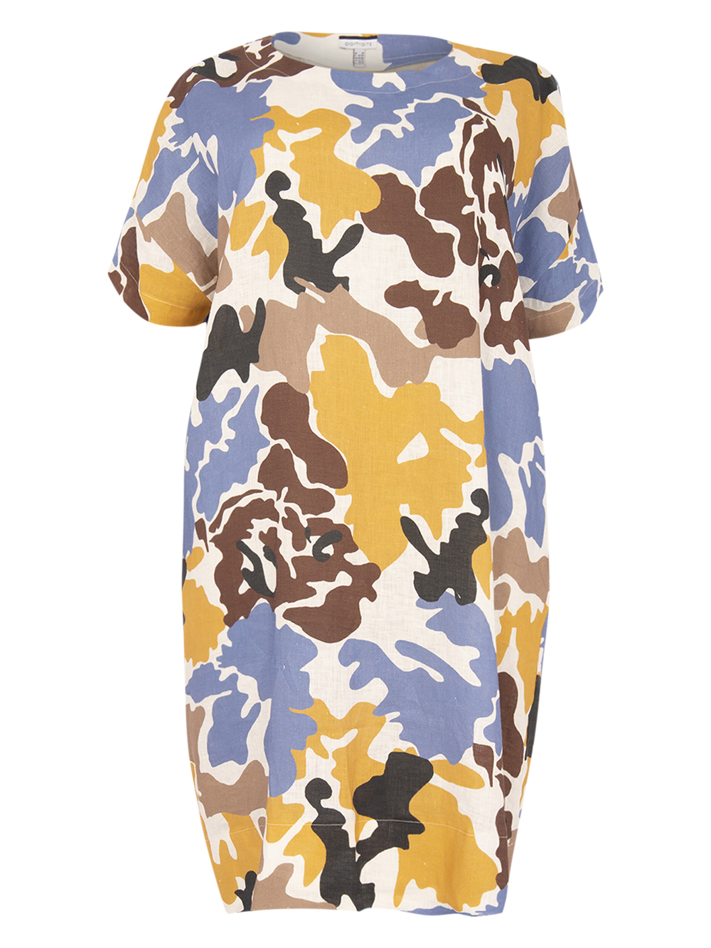 Robe YOEK en mélange de couleurs : devant