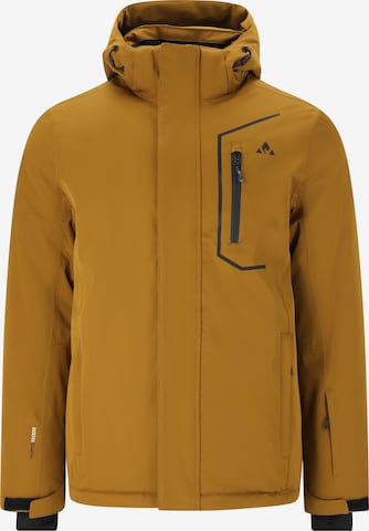 Whistler Athletic Jacket 'Carbon' in Yellow: front