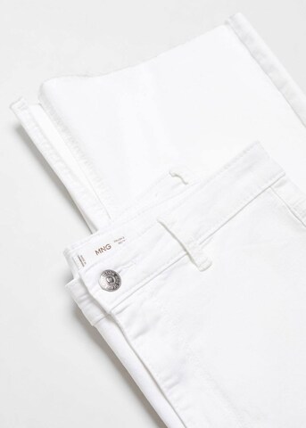MANGO TEEN Flared Jeans 'Slimflar' in Weiß