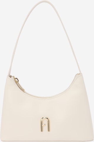 FURLA - Bolso de hombro 'Diamante' en blanco: frente