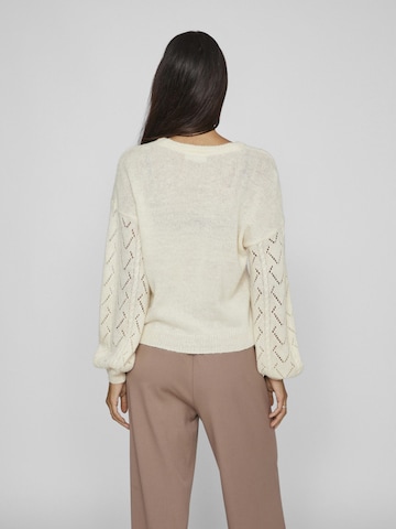 VILA Sweater 'Sela' in Beige