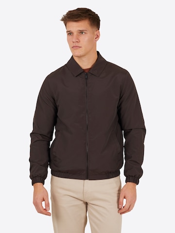 BRAVE SOUL Overgangsjakke i brun: forside