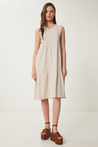 Happiness İstanbul Kleid in Beige