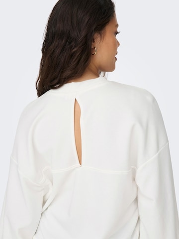 Sweat-shirt 'BONNIE' ONLY en blanc