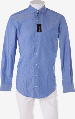 ANDREA CIPO Button Up Shirt in S in Blue: front