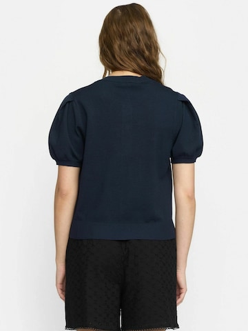 Soft Rebels Gebreid vest 'Marla' in Blauw