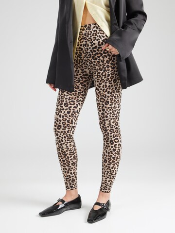 Sublevel Skinny Leggings in Bruin: voorkant