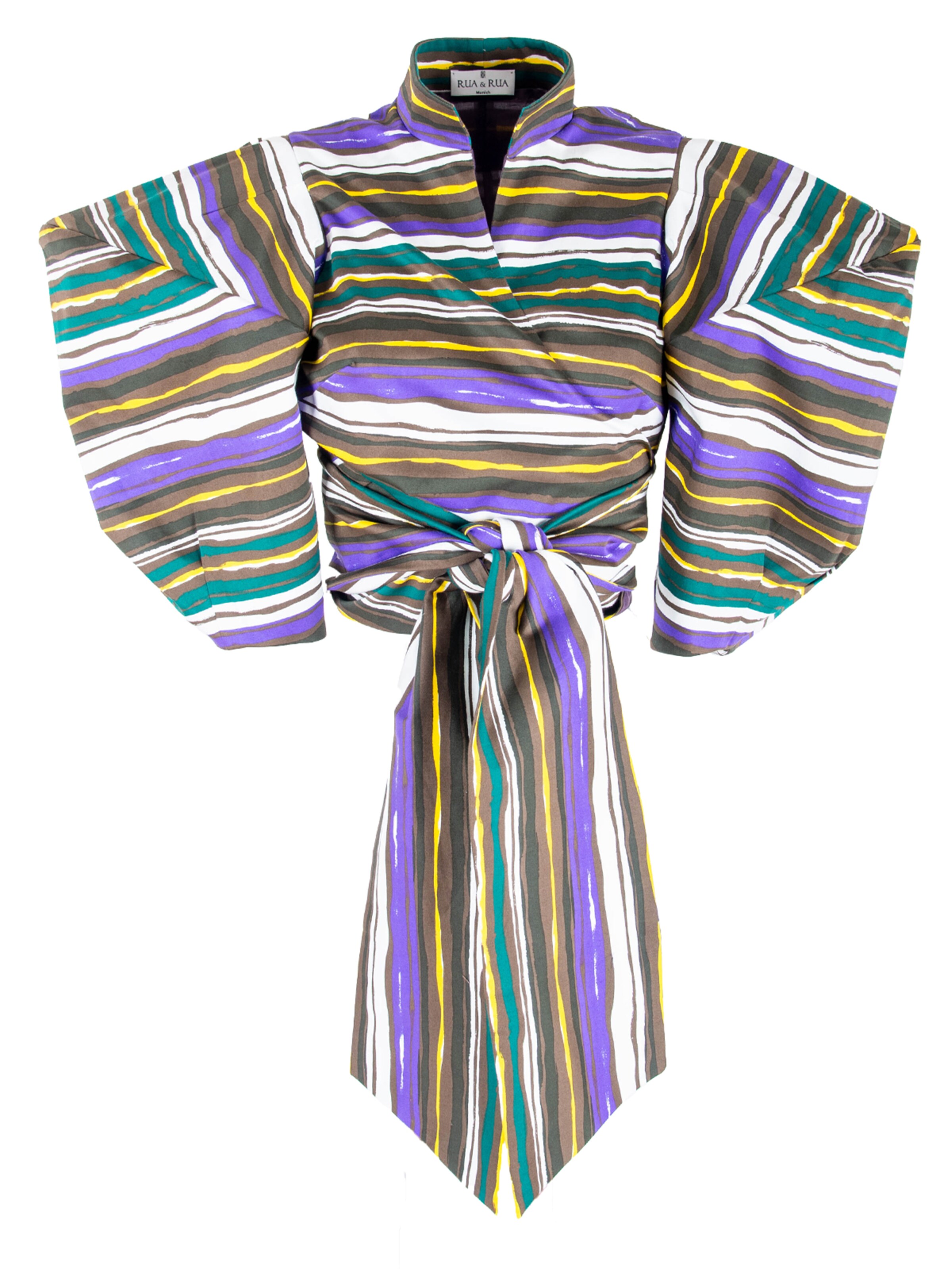 Rua & Rua Bluse in Mischfarben: Vorderseite