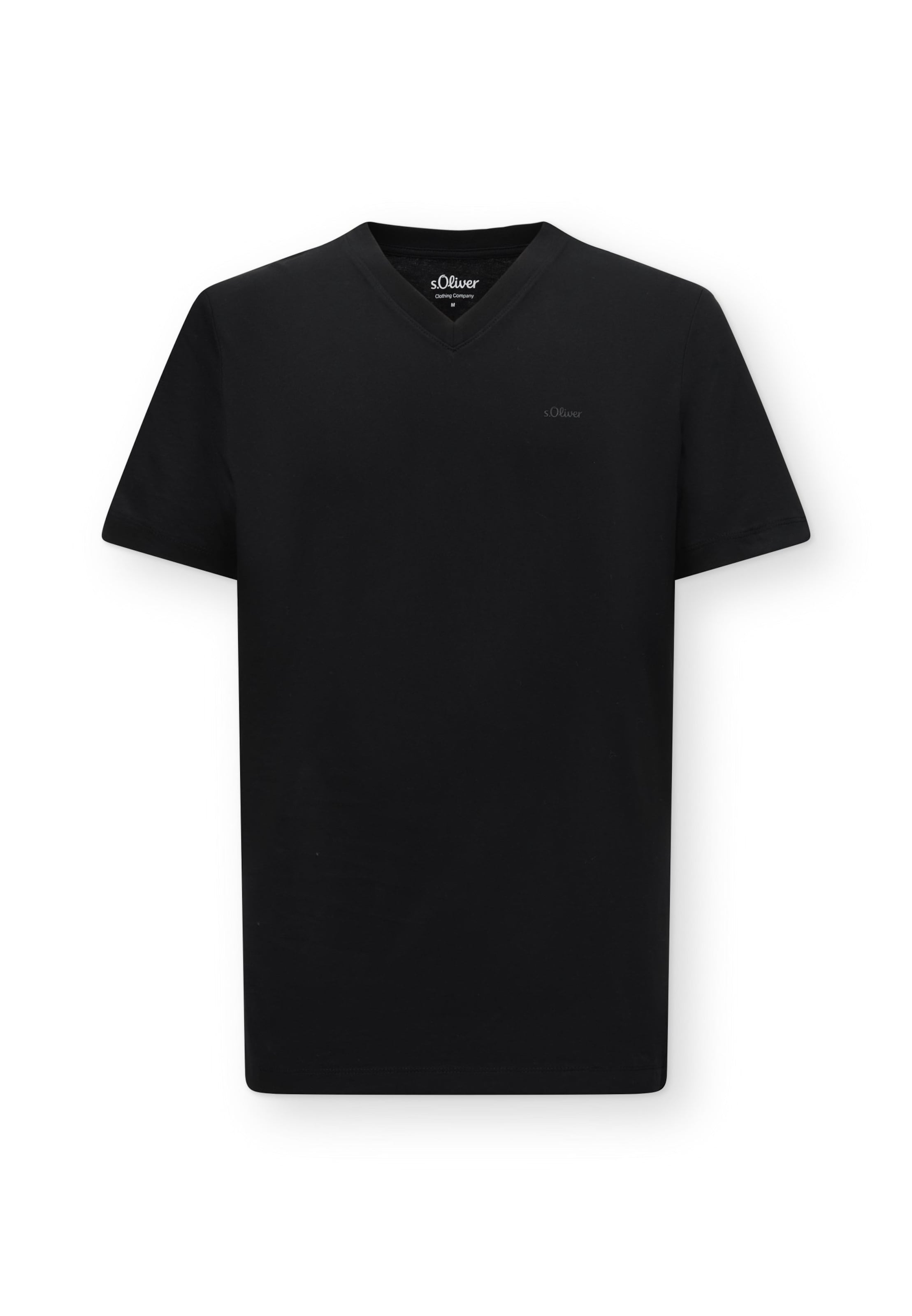s.Oliver Shirt in Black: front