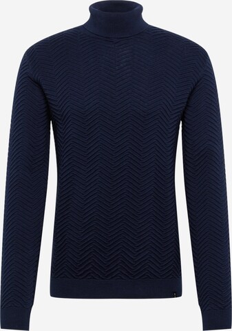 INDICODE JEANS Sweater 'Sparks' in Blue: front