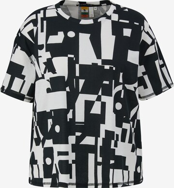 QS Shirt in Zwart: voorkant