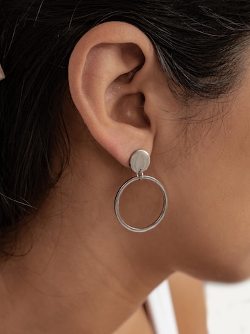 Hey Happiness Ohrringe 'Kreis' in Silber