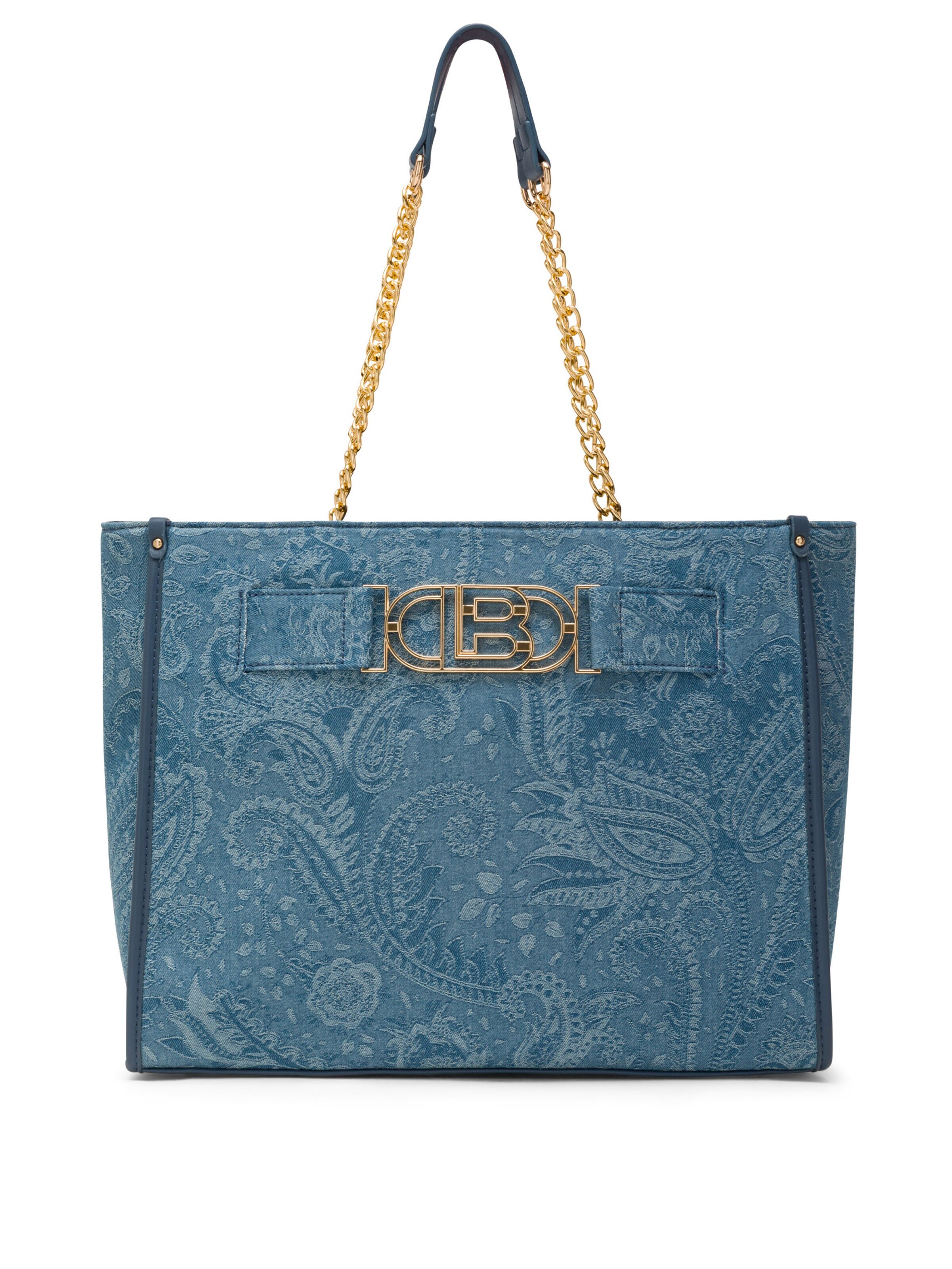 Borsa a spalla 'Magby 2' di Laura Biagiotti in blu: frontale