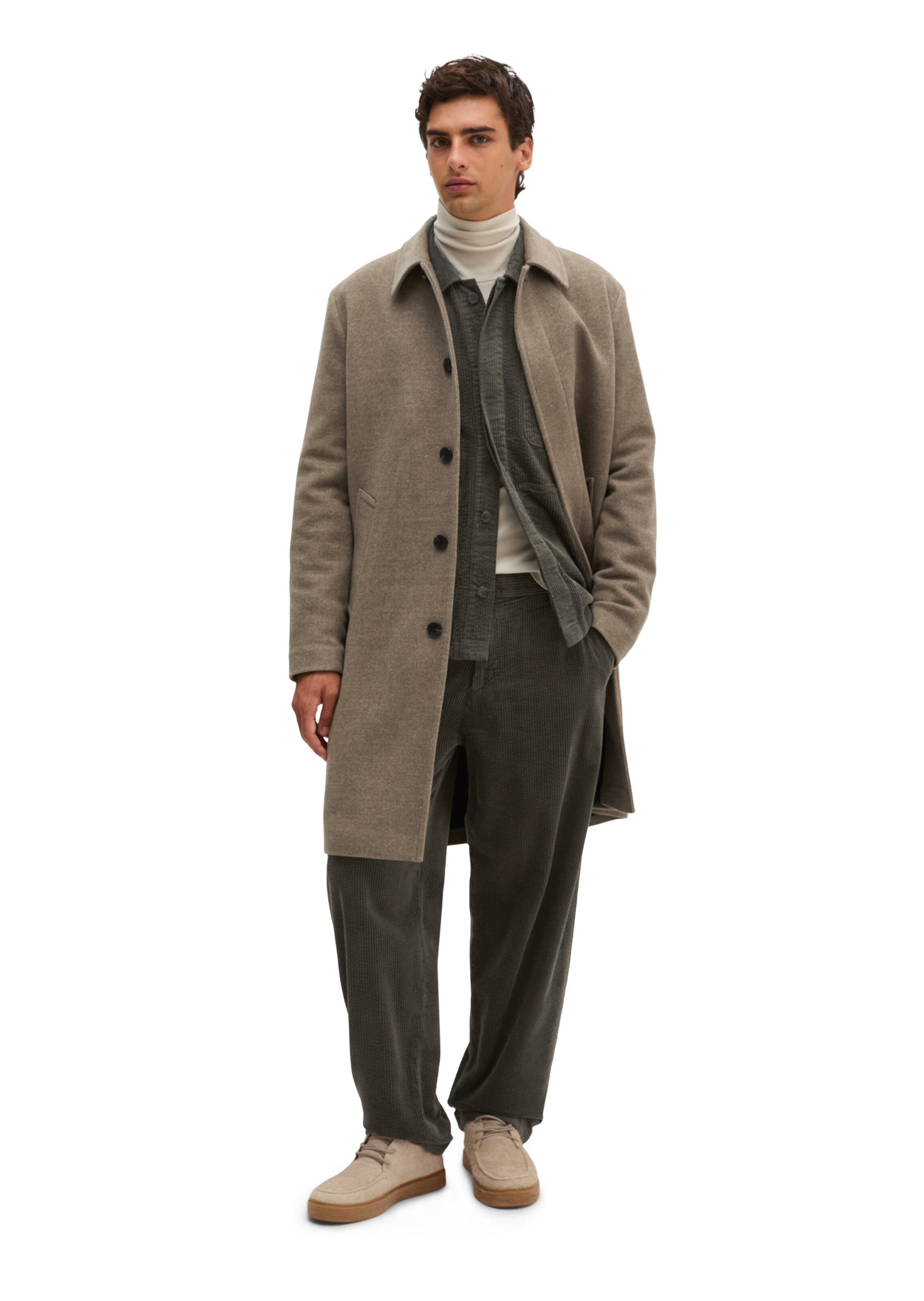 Marc O'Polo Mantel in Beige: Vorderseite