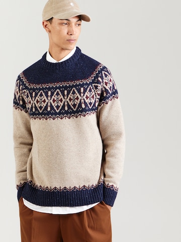 Barbour Sweter 'Tisbury' w kolorze niebieski: przód