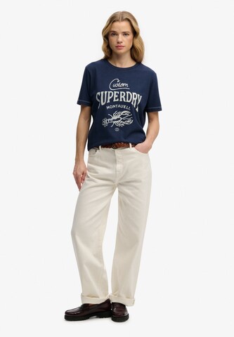 T-shirt 'Heritage Hamptons' Superdry & Co en bleu