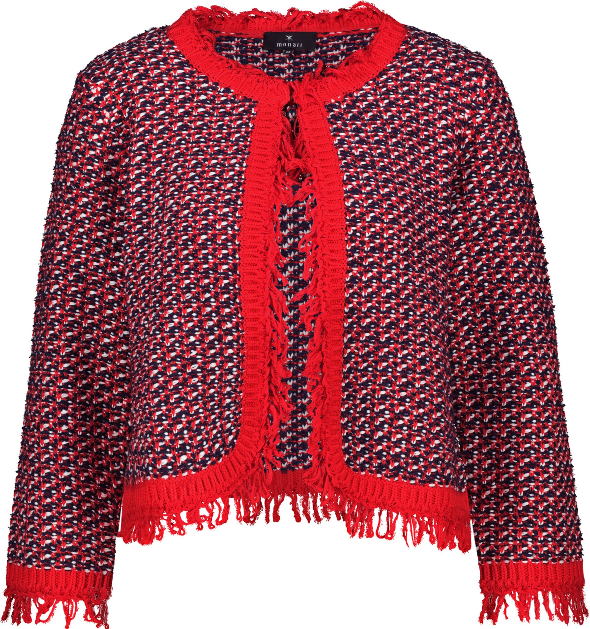 monari Strickjacke in Rot: Vorderseite