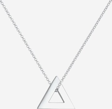 KUZZOI Halskette Dreieck in Silber