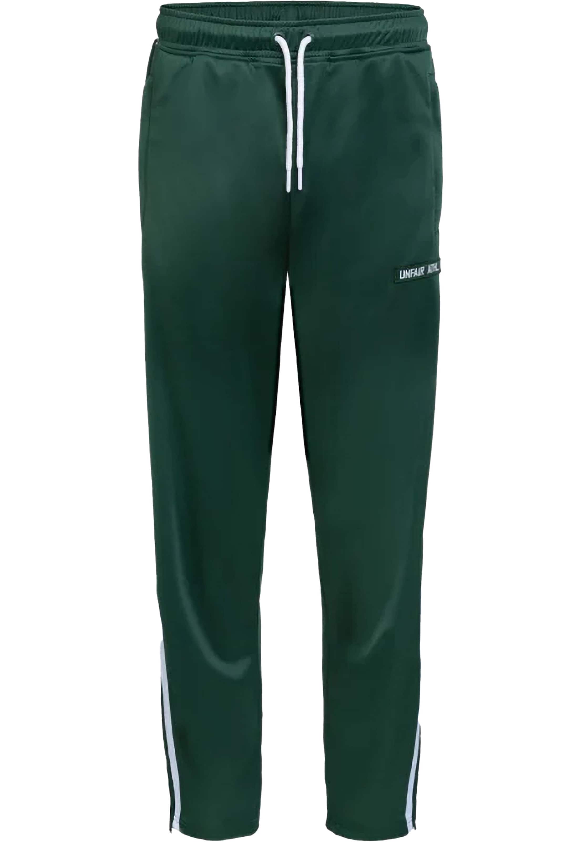 Loosefit Pantaloni sportivi 'DMWU Evolution' di Unfair Athletics in verde: frontale